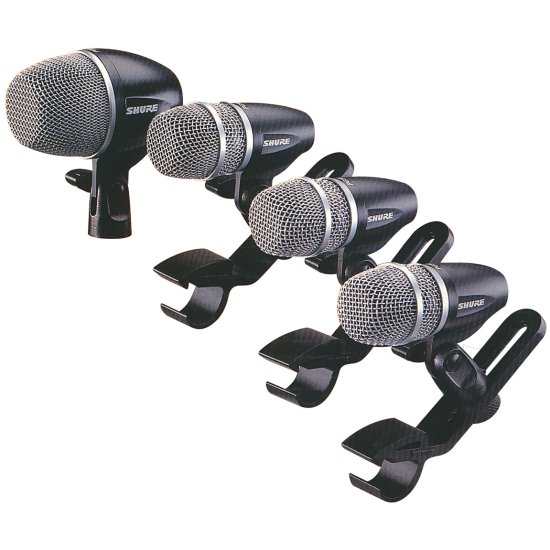  Shure PGDMK4 4 piece drum microphone kit 